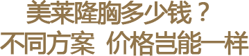丰胸方案比价格重要